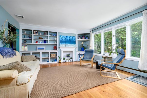 Fireplace, Interior, Wood Texture Flooring