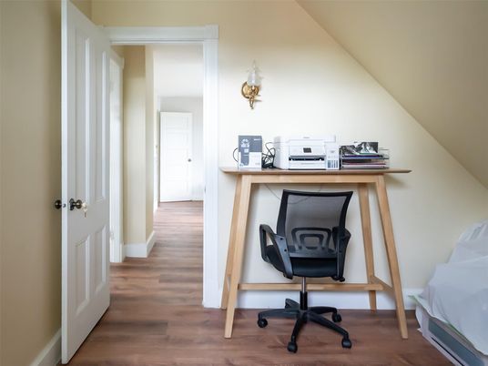 Home Office, Interior, Wood Texture Flooring