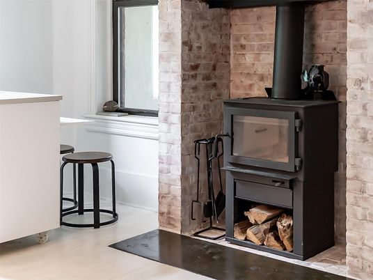 Fireplace, Interior, Stone Walls