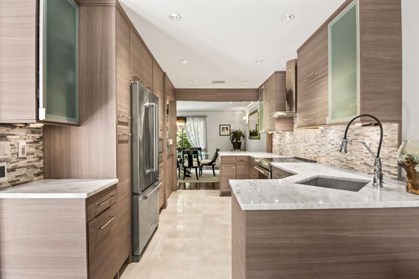 Interior, Kitchen, Recessed Lighting, Stainless Steel Appliances