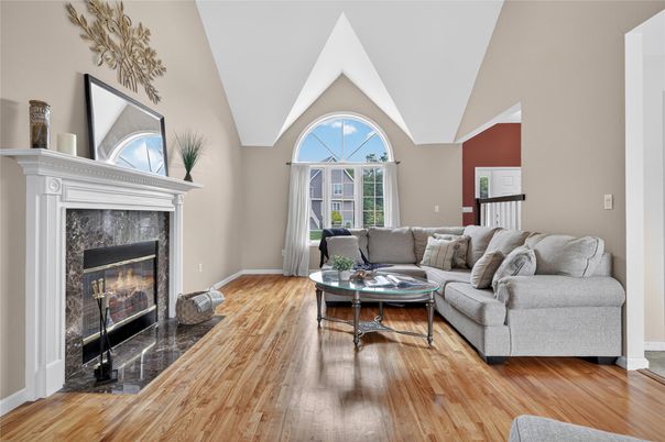 Fireplace, Interior, Living room, Wood Texture Flooring