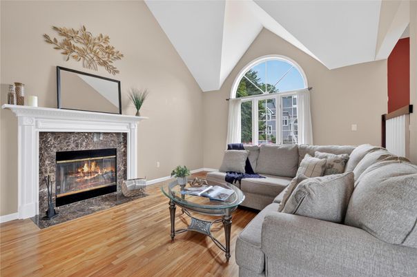 Fireplace, Interior, Living room, Wood Texture Flooring