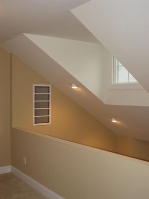 Empty room, Interior, Recessed Lighting