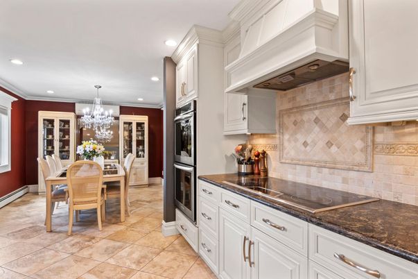 Chandelier, Dining room, Interior, Kitchen, Recessed Lighting