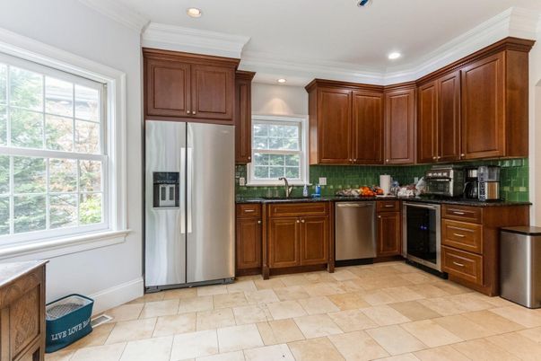Interior, Kitchen, Recessed Lighting, Stainless Steel Appliances