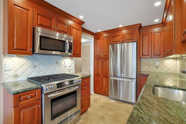 Interior, Kitchen, Recessed Lighting, Stainless Steel Appliances