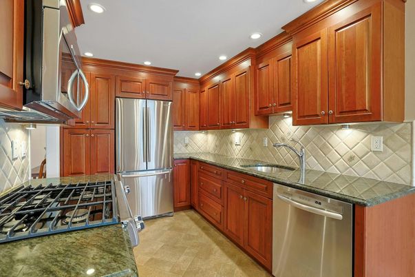 Interior, Kitchen, Recessed Lighting, Stainless Steel Appliances