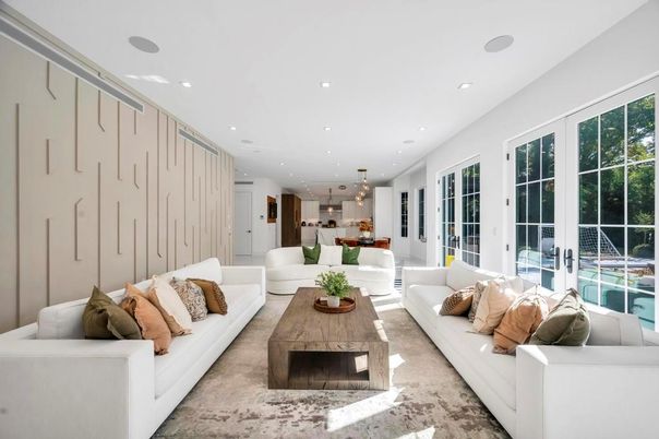 Dining room, Interior, Kitchen, Living room, Pendant Lights, Recessed Lighting
