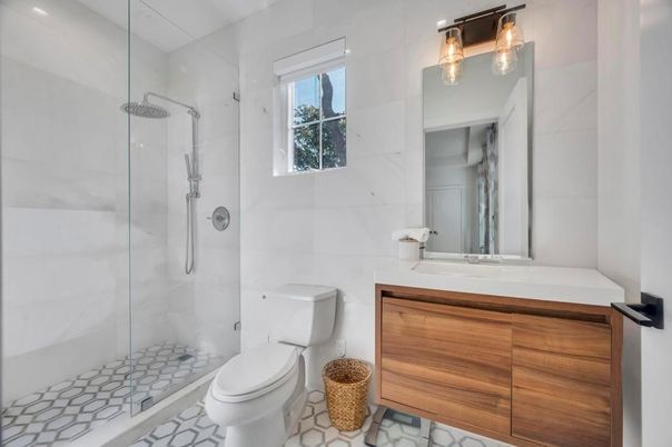 Bathroom, Glass Shower, Interior
