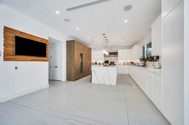 Interior, Kitchen, Pendant Lights, Recessed Lighting