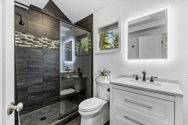 Bathroom, Glass Shower, Interior