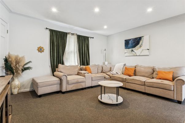Interior, Living room, Recessed Lighting