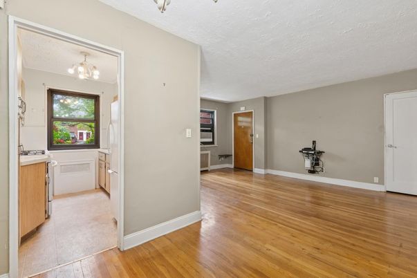 Empty room, Interior, Kitchen, Wood Texture Flooring