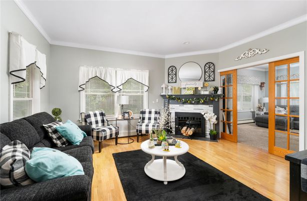 Fireplace, Interior, Living room, Wood Texture Flooring