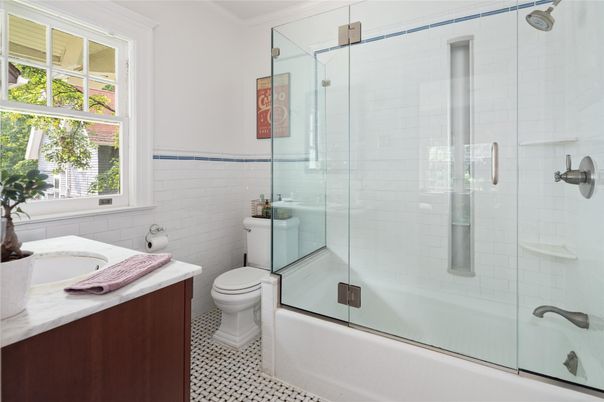 Bathroom, Glass Shower, Interior