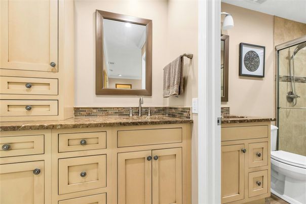 Bathroom, Glass Shower, Interior