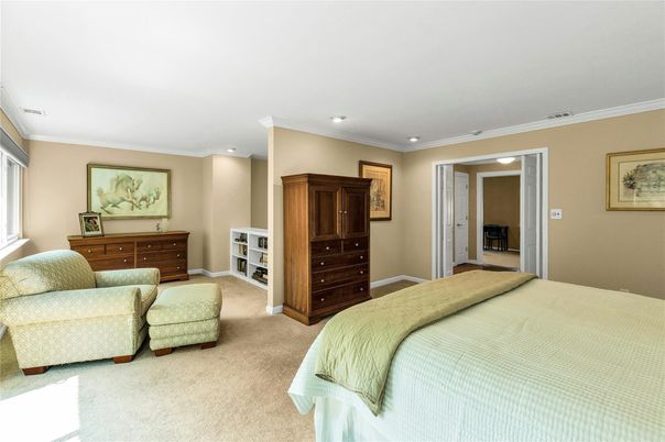 Bedroom, Interior, Recessed Lighting