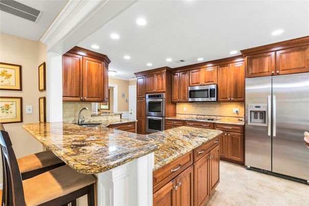 Interior, Kitchen, Recessed Lighting, Stainless Steel Appliances