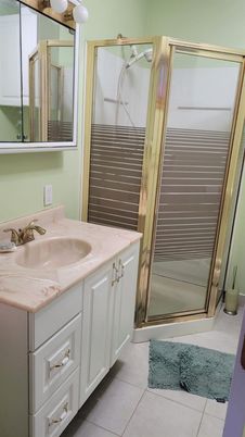 Bathroom, Glass Shower, Interior