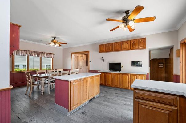 Dining room, Interior, Kitchen, Wood Texture Flooring