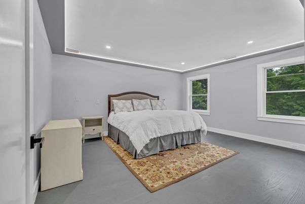Bedroom, Interior, Recessed Lighting