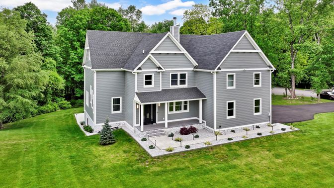 Backyard, Exterior, Facade, Farmhouse