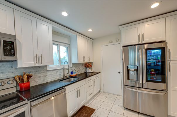 Interior, Kitchen, Recessed Lighting, Stainless Steel Appliances