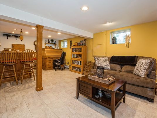 Home Office, Interior, Living room, Recessed Lighting