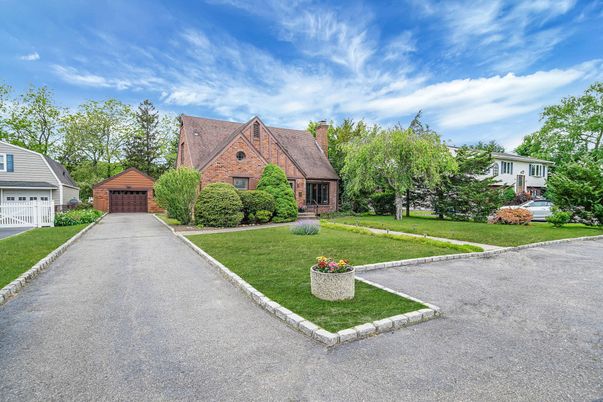 Detached Garage, Exterior, Facade, Brick Facade, Tudor Revival