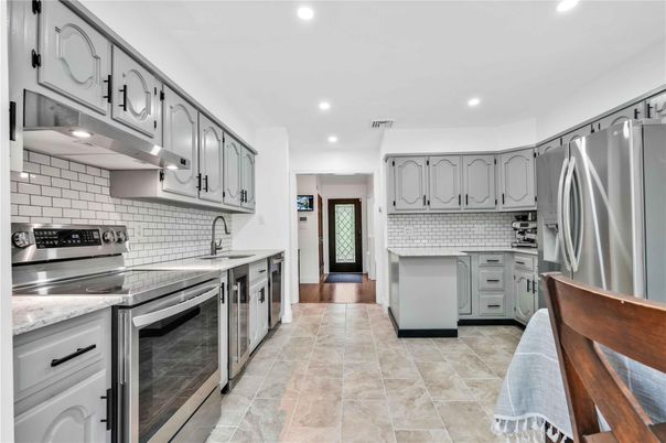 Interior, Kitchen, Recessed Lighting, Stainless Steel Appliances