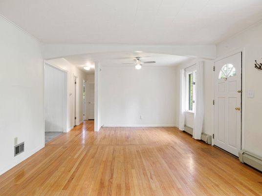 Empty room, Interior, Wood Texture Flooring