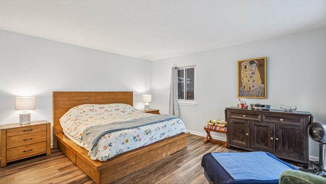 Bedroom, Interior, Wood Texture Flooring