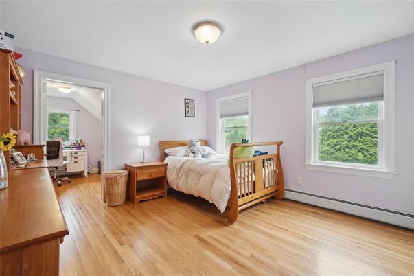 Bedroom, Home Office, Interior, Wood Texture Flooring