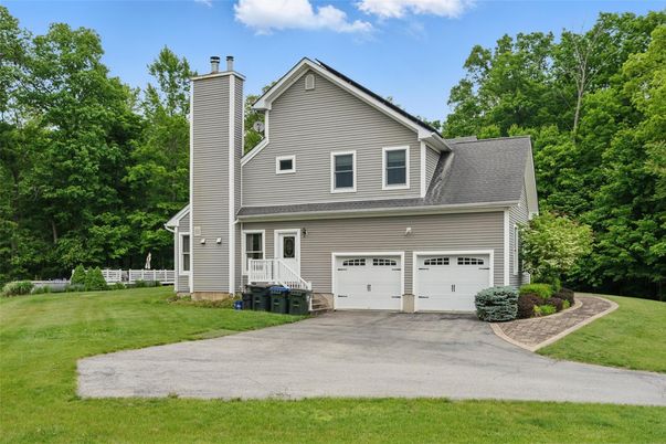 Attached, Backyard, Exterior, Facade, Farmhouse