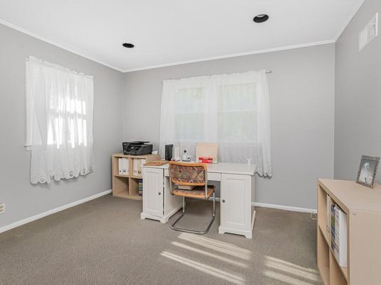 Home Office, Interior, Recessed Lighting
