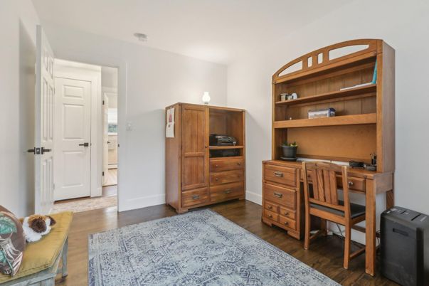 Home Office, Interior, Wood Texture Flooring