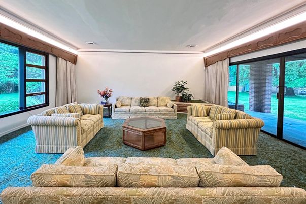 Interior, Living room, Recessed Lighting