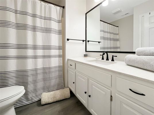 Bathroom, Interior, Wood Texture Flooring
