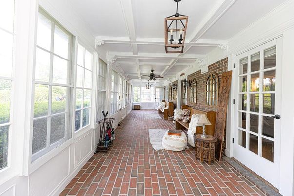 Interior, Stone Walls, Sun Room