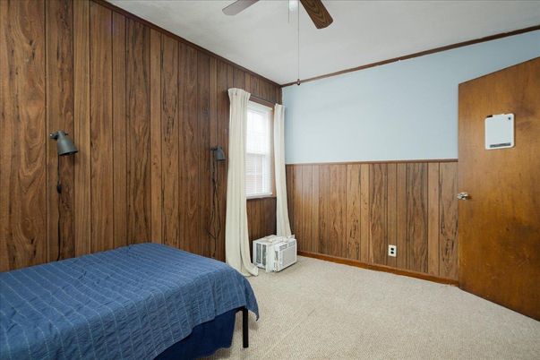 Bedroom, Interior, Wooden Walls