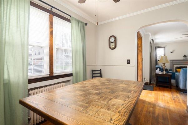 Dining room, Interior, Wood Texture Flooring