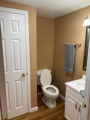 Bathroom, Interior, Wood Texture Flooring