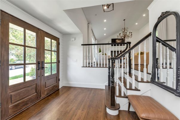 Chandelier, Interior, Recessed Lighting, Wood Texture Flooring