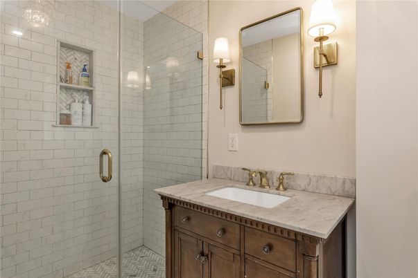 Bathroom, Glass Shower, Interior