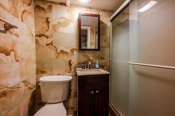 Bathroom, Glass Shower, Interior