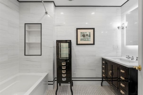 Bathroom, Interior, Marble Walls