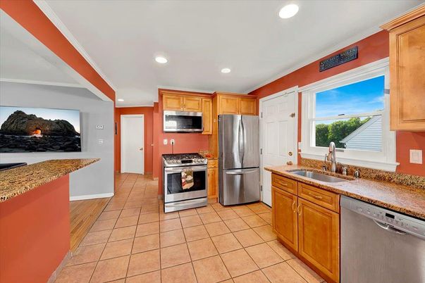 Interior, Kitchen, Recessed Lighting, Stainless Steel Appliances