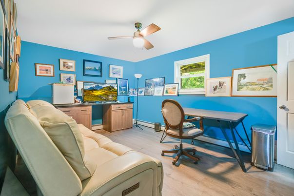 Home Office, Interior, Wood Texture Flooring