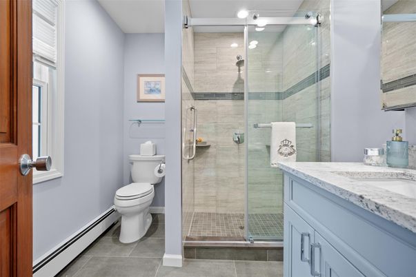 Bathroom, Glass Shower, Interior