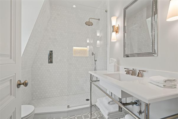 Bathroom, Glass Shower, Interior